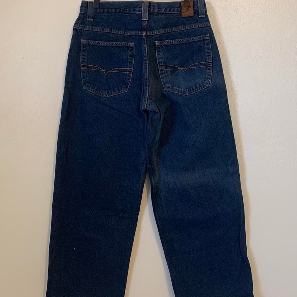 Y2k Anchor Blue Beyond Baggy denim Jeans